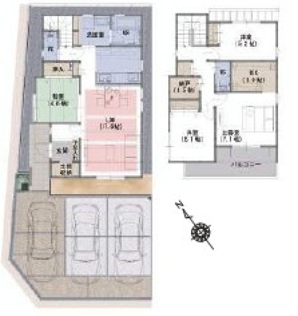 豊田市野見山町　2期　全2棟　A号棟 画像2