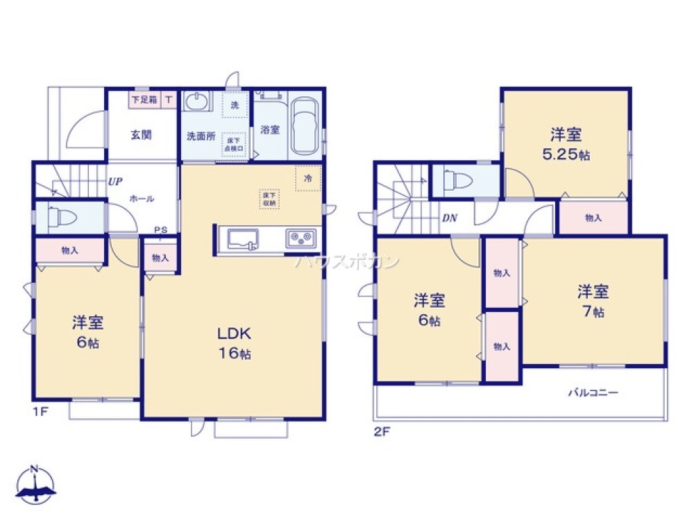 一宮市起2期　全1棟　A号棟 画像4