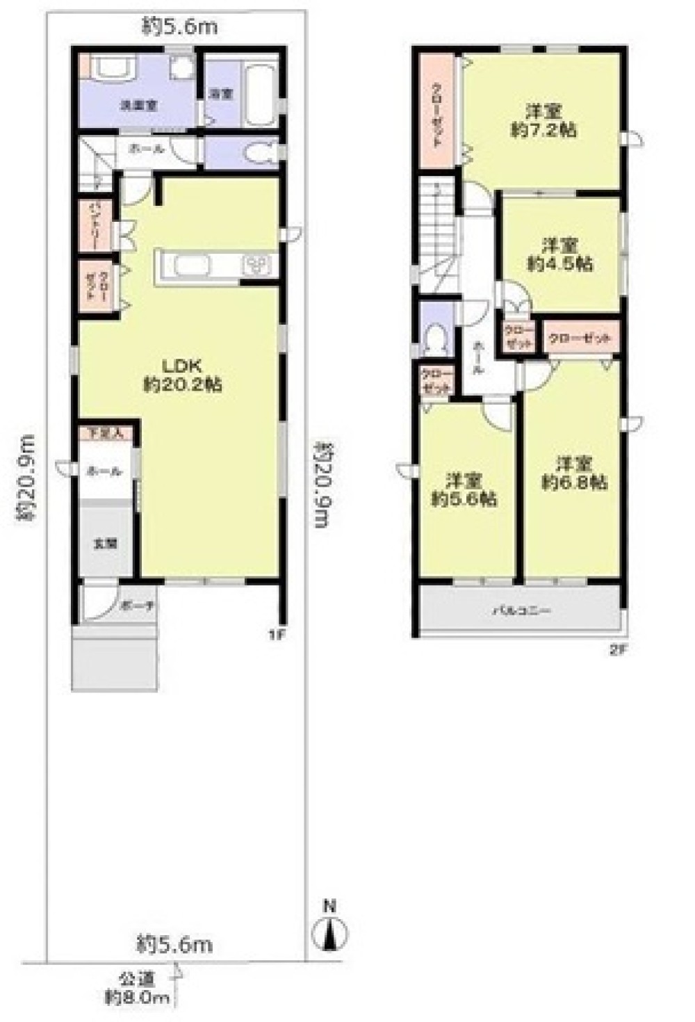 名古屋市中村区横井二丁目　全3棟　1号棟 画像1