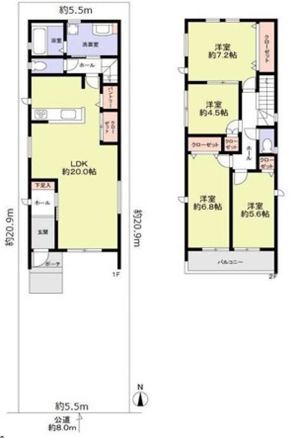 名古屋市中村区横井二丁目　全3棟　2号棟 画像1