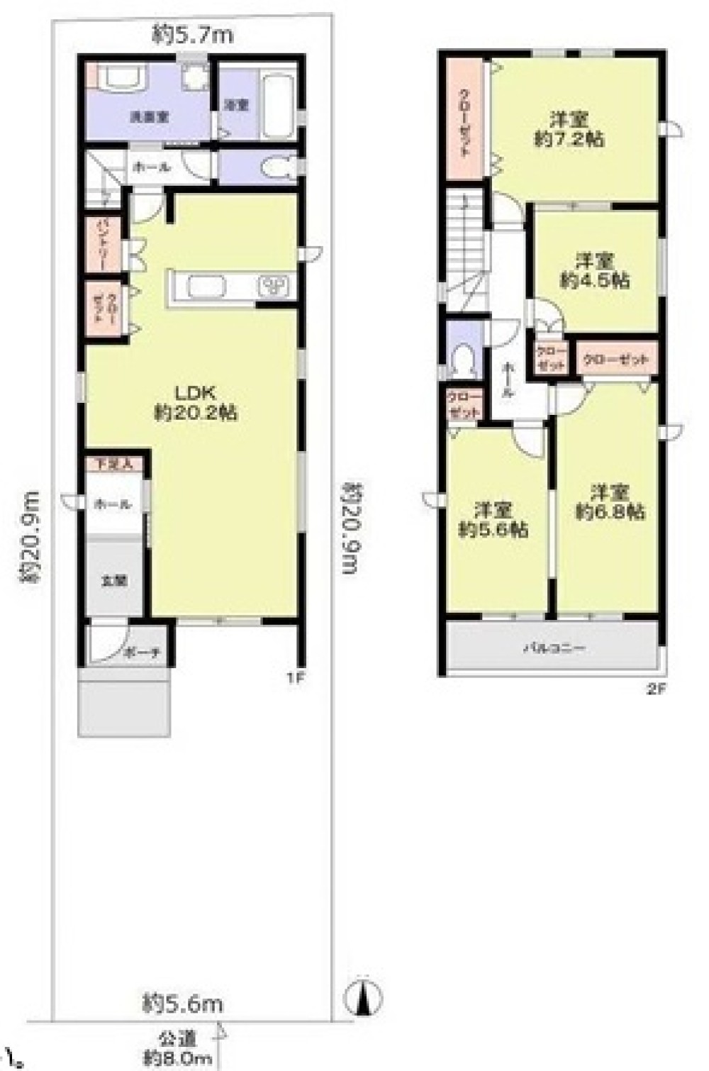 名古屋市中村区横井二丁目　全3棟　3号棟 画像1