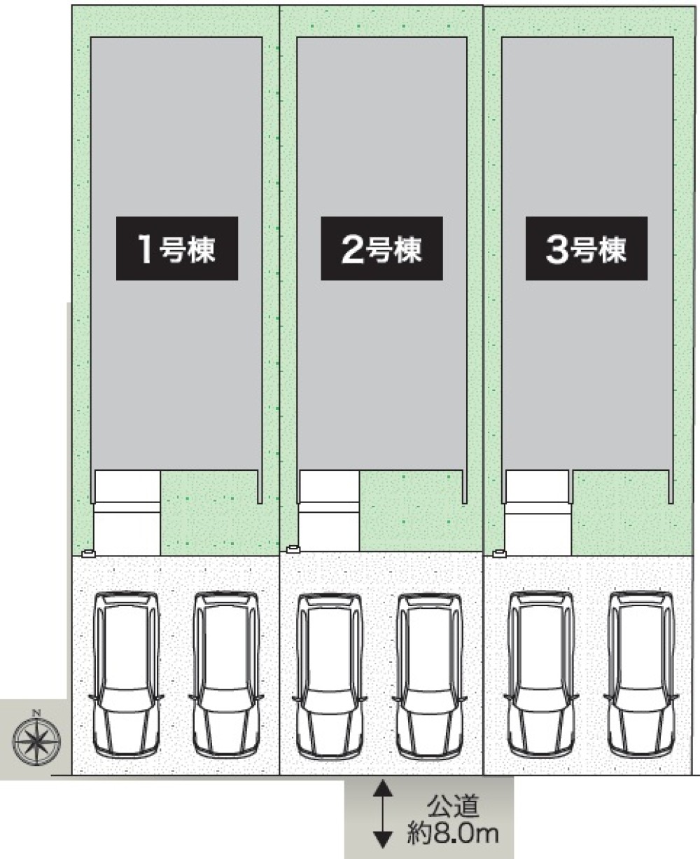 名古屋市中村区横井二丁目　全3棟　3号棟 画像1