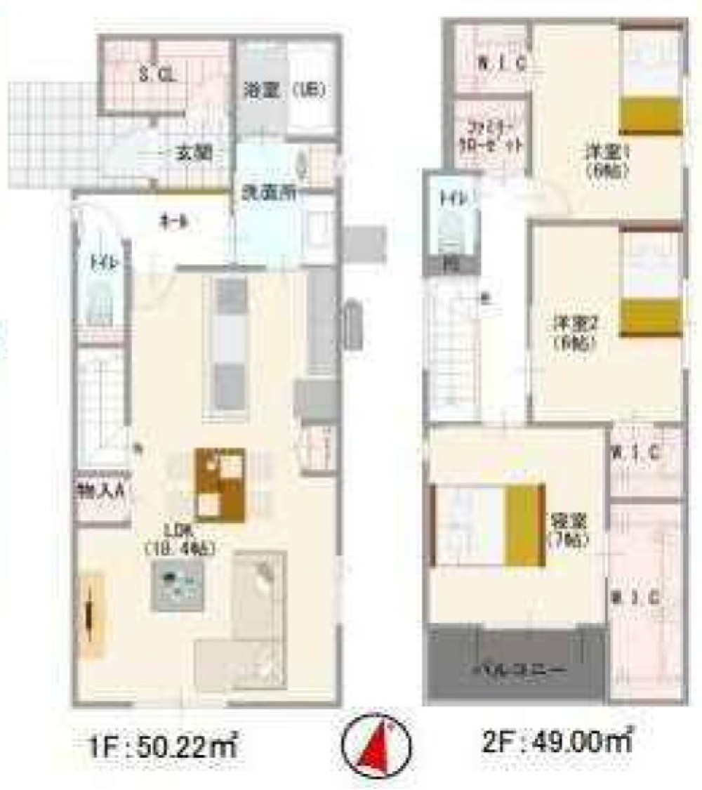 名古屋市天白区植田山　第二　全2棟　2号棟 画像2
