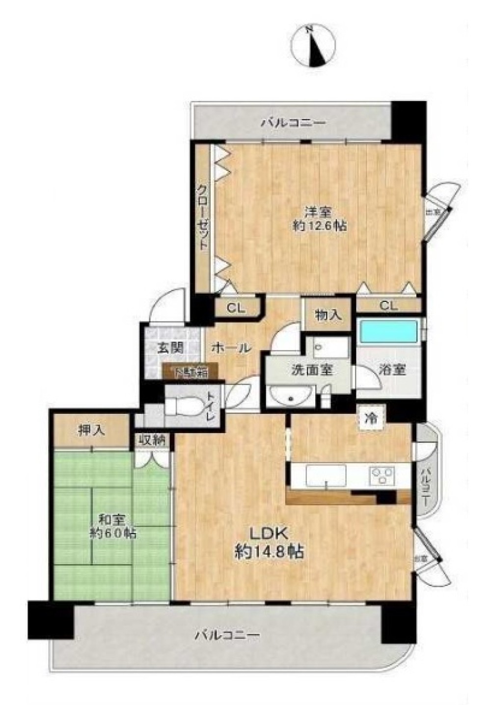 モアグレース栄Ⅱ 画像1