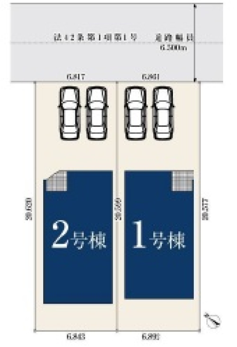 名古屋市緑区神沢　12808②　全2棟　1号棟 画像1