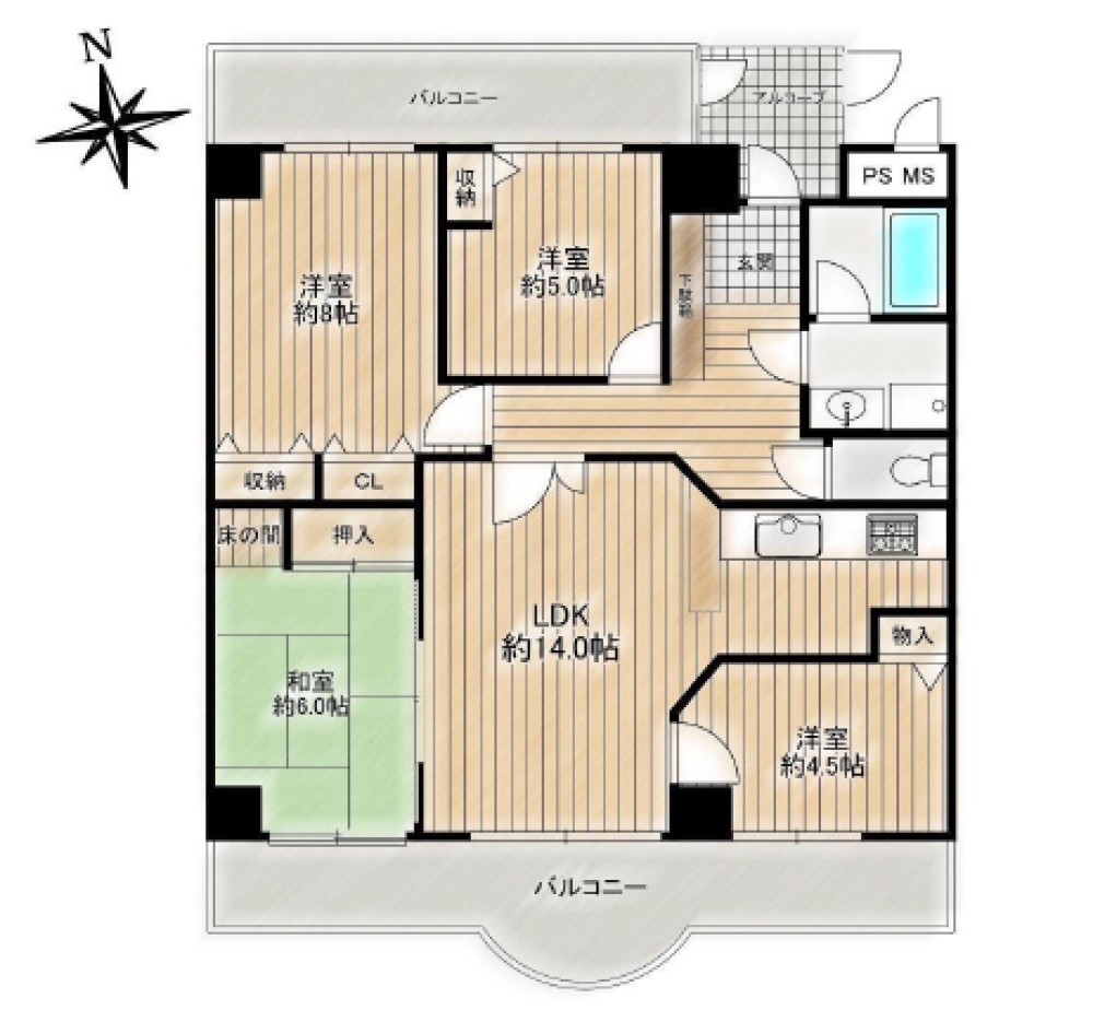 サンシティパークサイド広幡 画像1