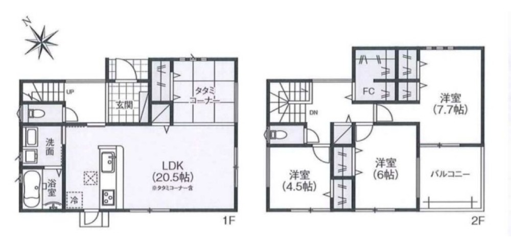 小牧市小木西第1　全1棟　1号棟 画像2