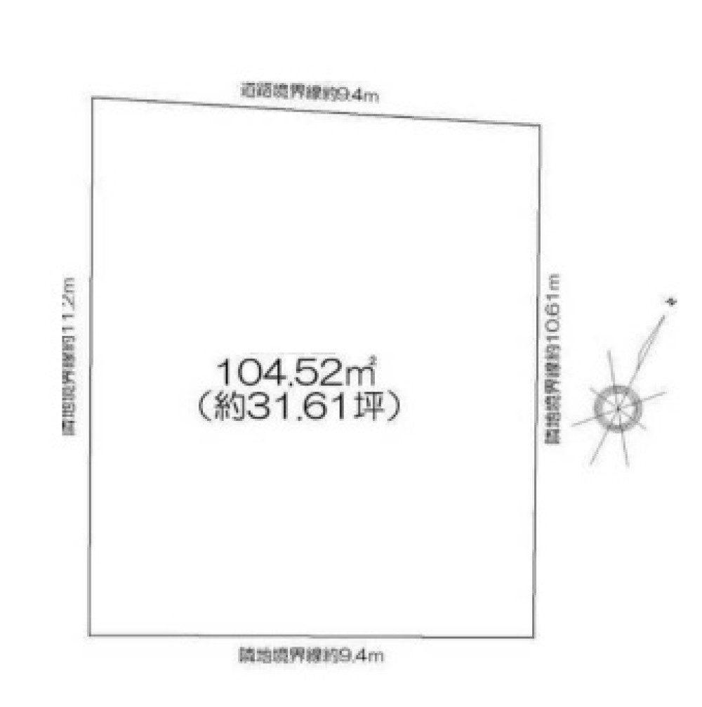 名古屋市守山区弁天が丘　全4区画　D区画 画像1