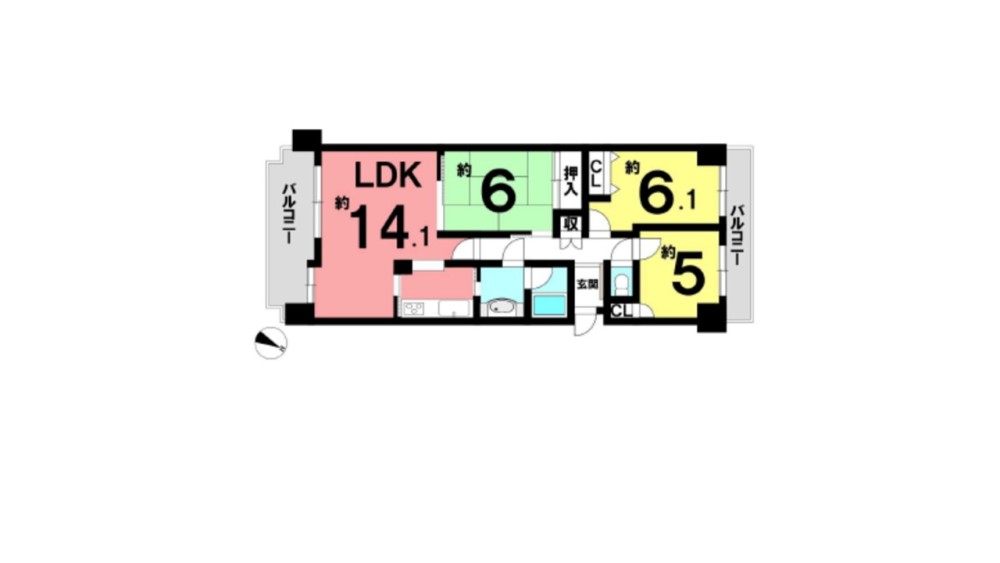 コープ野村三郷弐番館 画像1