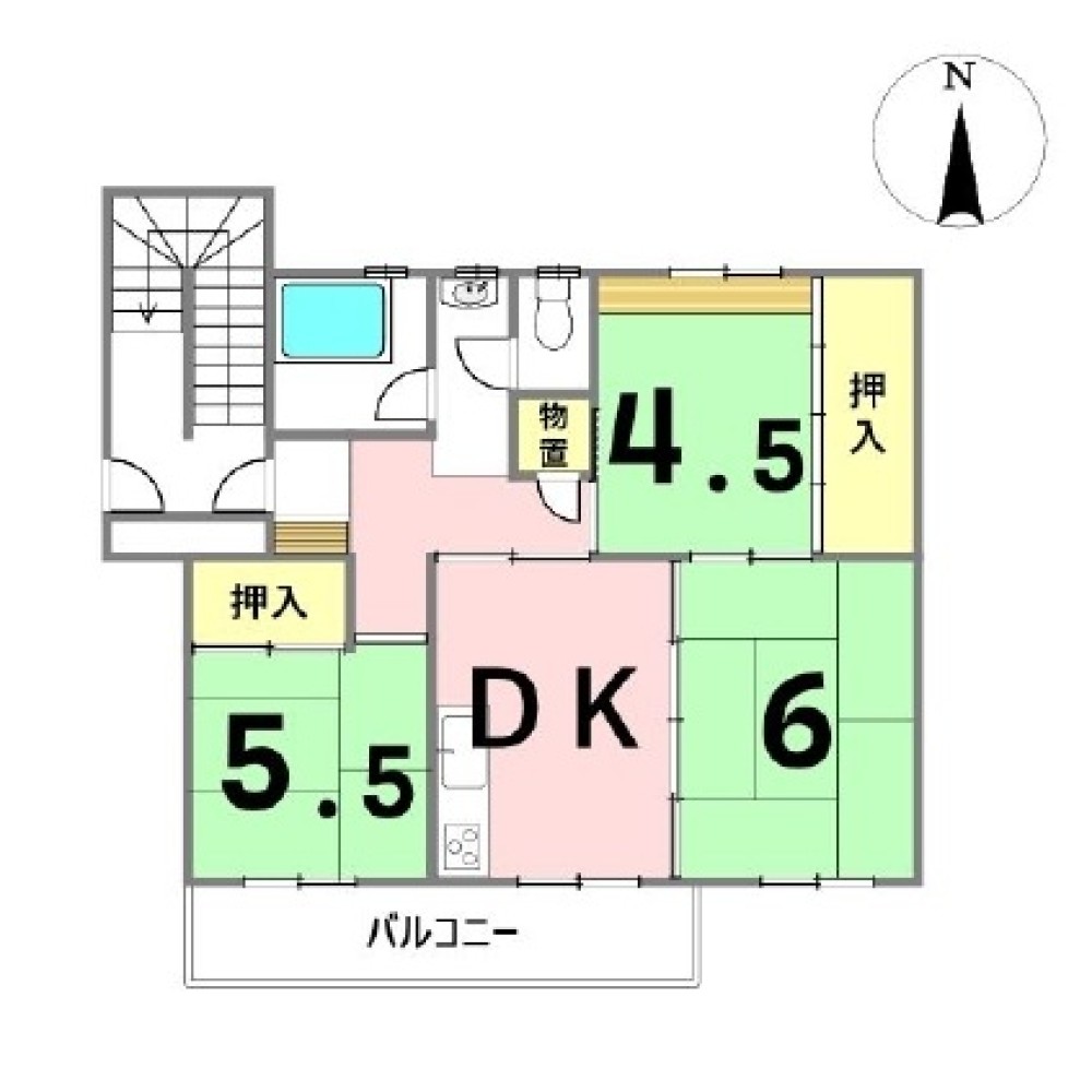 名和団地　10号棟 画像1