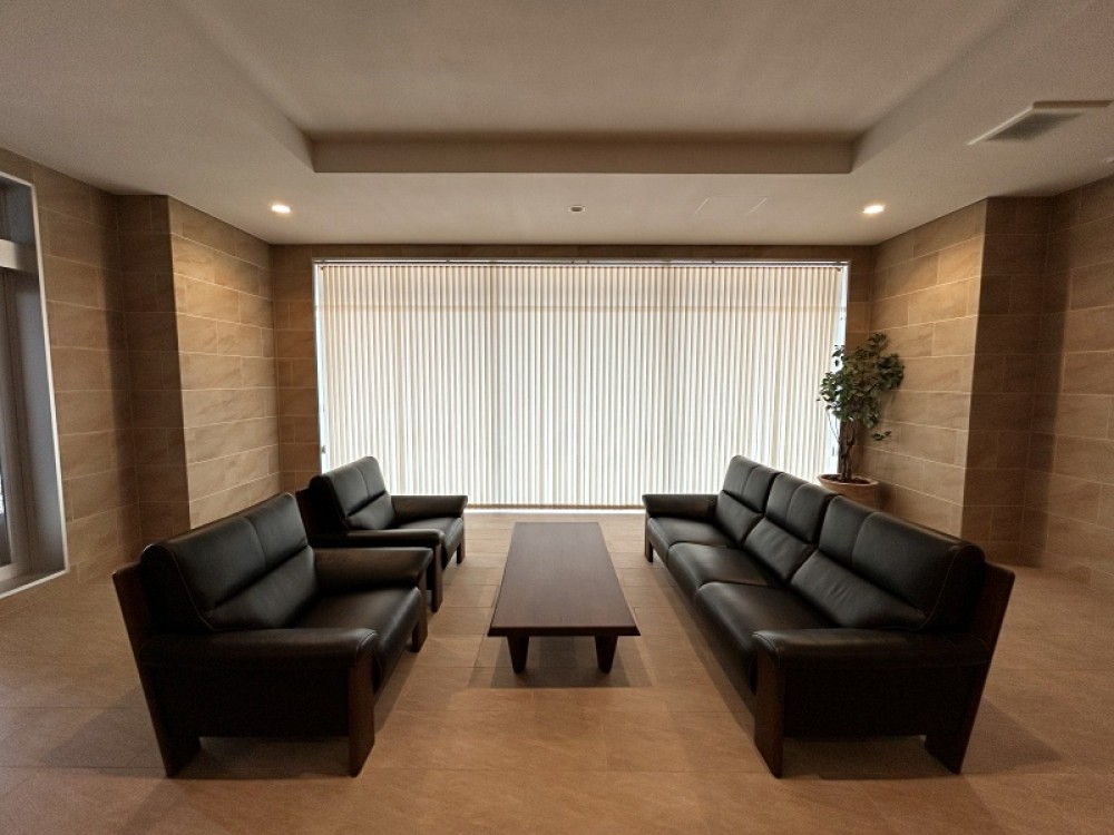 来賓の方をお出迎えできるエントランススペース。