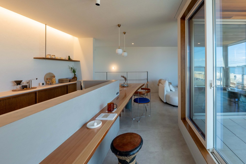 広々としたワークトップが魅力です。