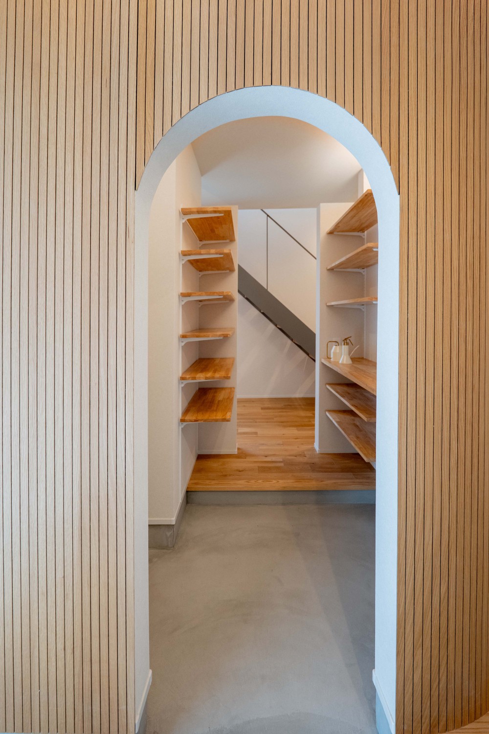 デザイン性の高いおしゃれな玄関です。