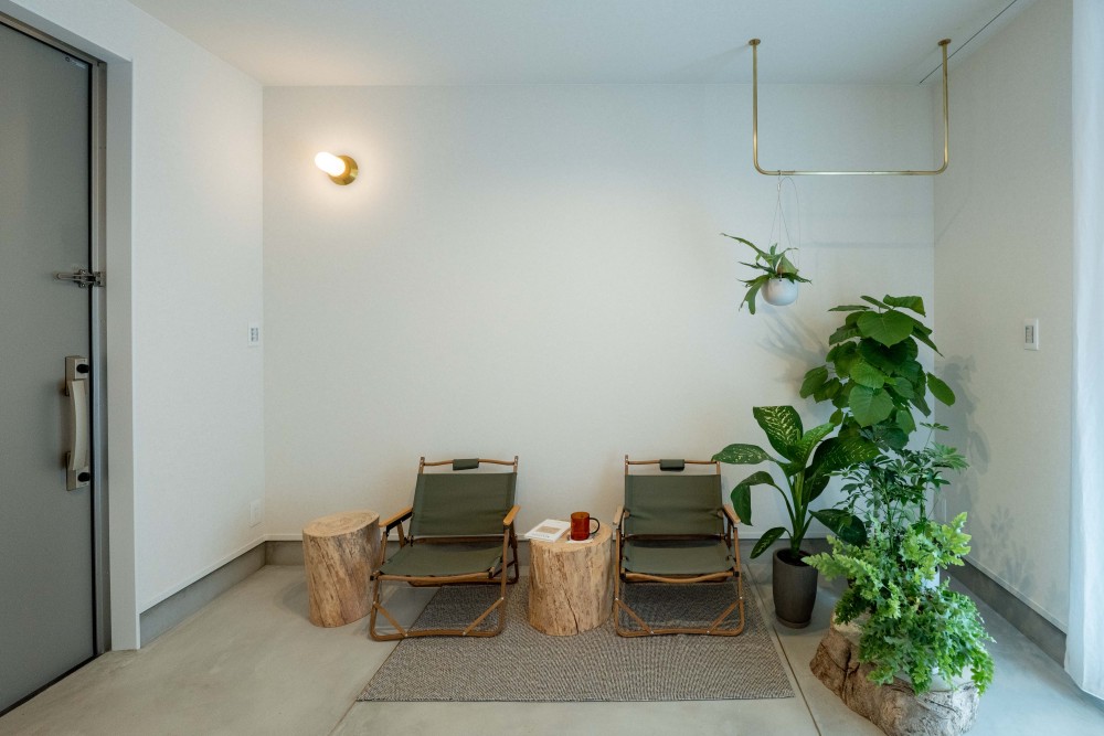 趣味も広がる土間空間。