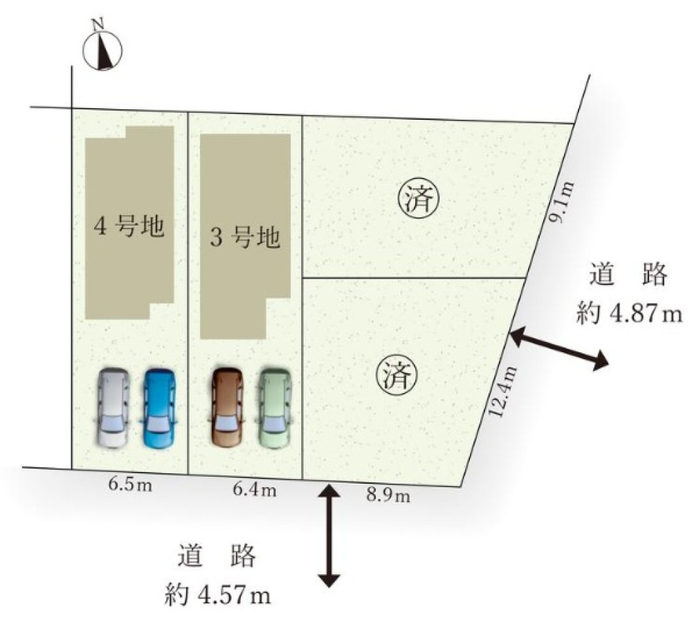 名古屋市南区楠町　全4区画　3号棟 画像1