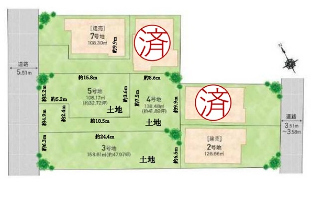 江南市古知野町　全7区画　4号地 画像1