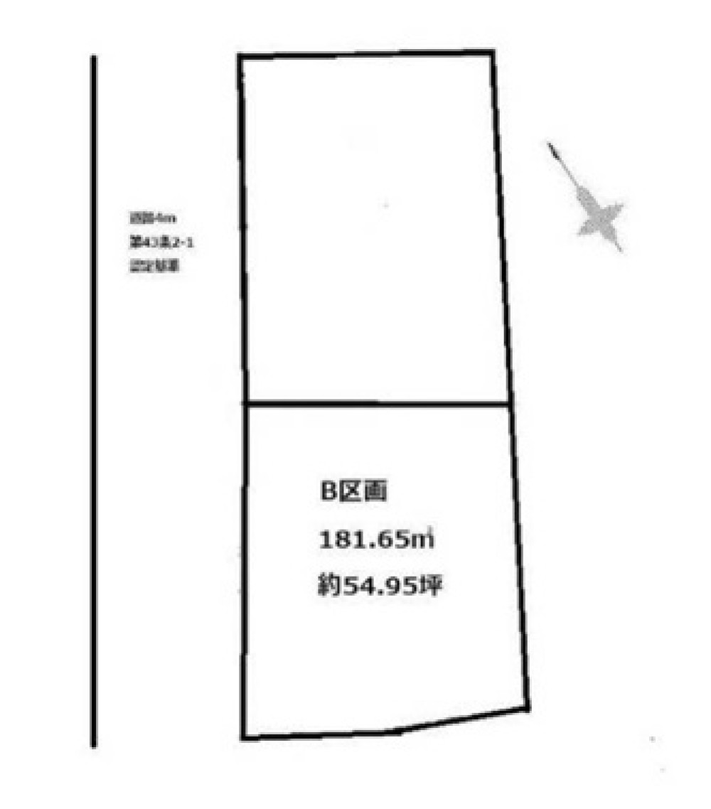 犬山市犬山西古券　全2区画　B区画 画像1