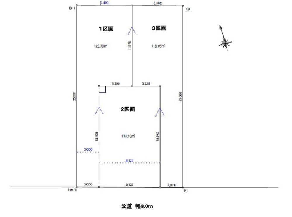 名古屋市緑区浦里　全3区画　1区画 画像1