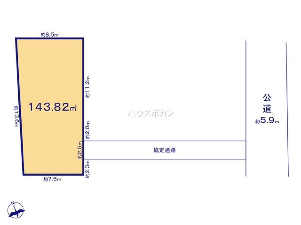 名古屋市港区東茶屋二丁目　1期　全5区画　1号地 画像2