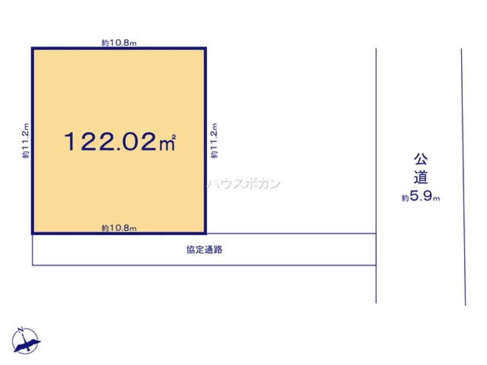 名古屋市港区東茶屋二丁目　1期　全5区画　2号地 画像2
