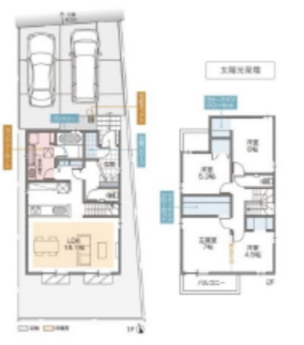 岡崎市六名一丁目　全2棟　B棟 画像1