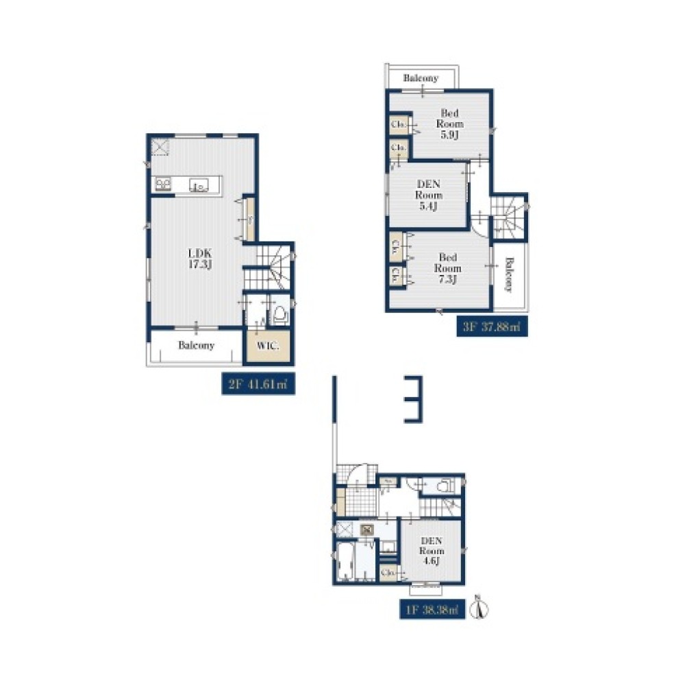 名古屋市中村区日比津町202③　全3棟　3号棟 画像2