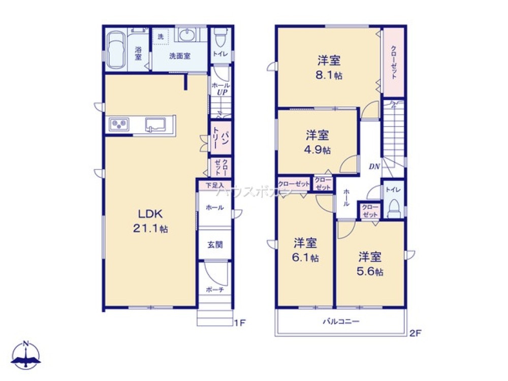 尾張旭市庄南町　第2　全2棟　1号棟 画像5