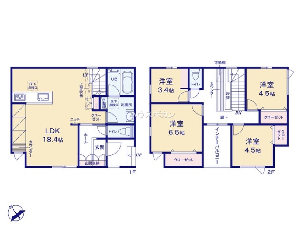 豊田市陣中町　4期　全1棟　1棟 画像4