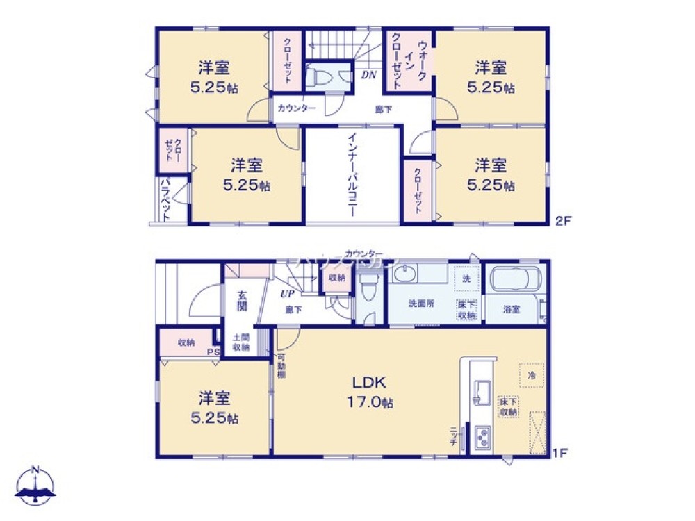 一宮市北丹町　全4棟　2号棟 画像6