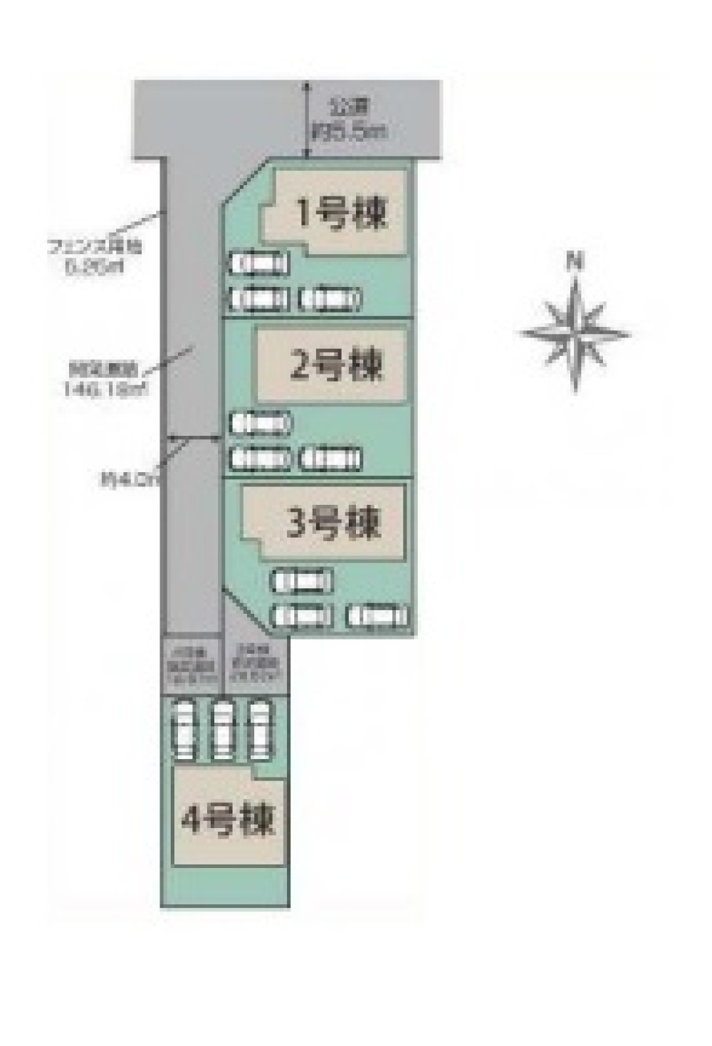 一宮市北丹町　全4棟　4号棟 画像1
