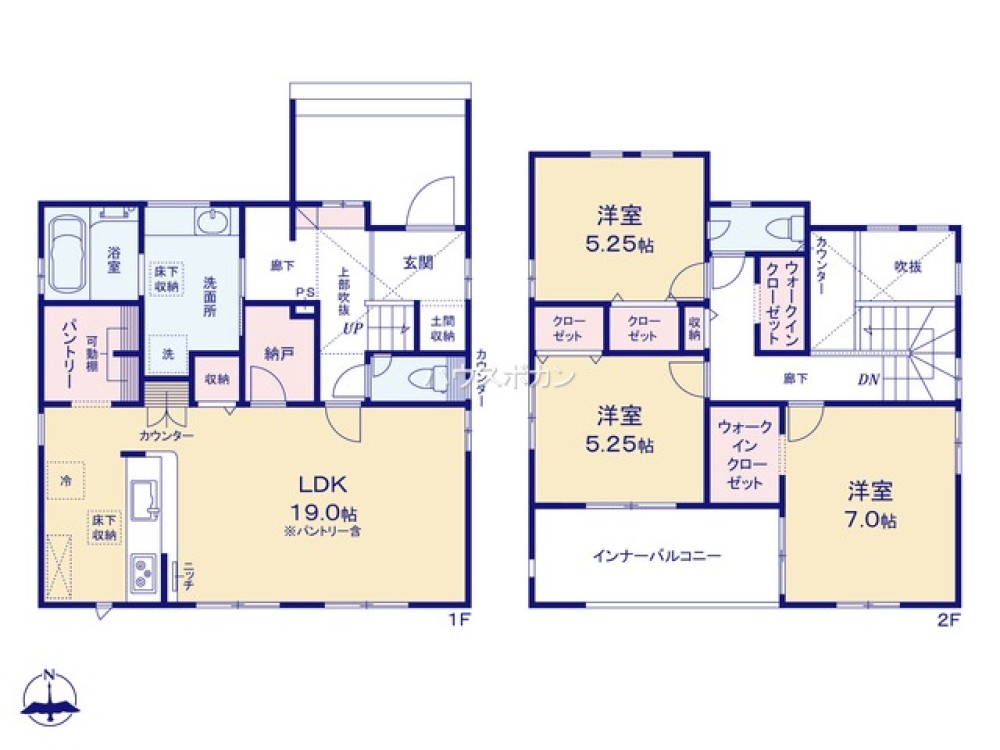 一宮市大和町南高井　全1棟　1号棟 画像5