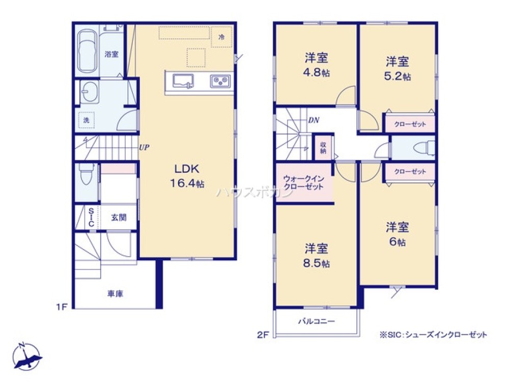 全居室収納豊富・ゆとりのある間取り◎