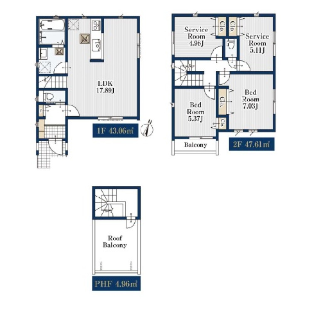 名古屋市緑区徳重11007②　全2棟　1号棟 画像2