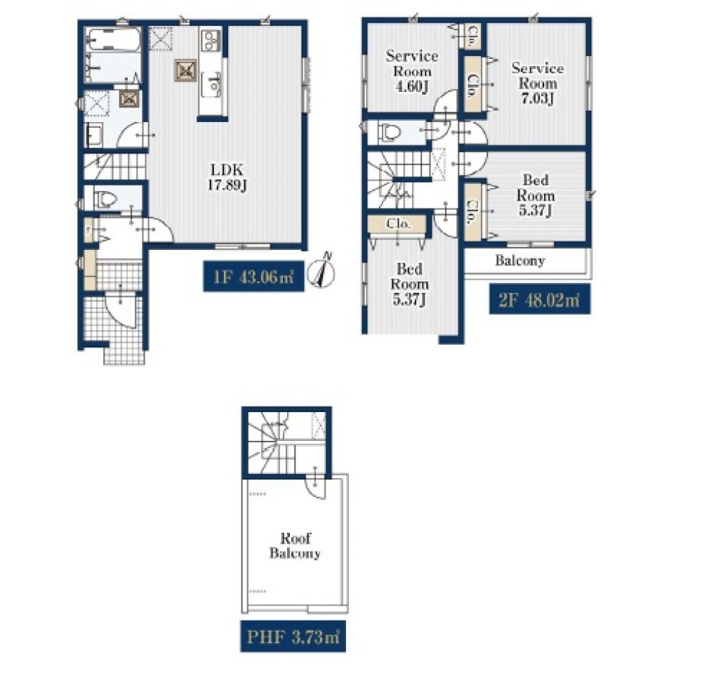 名古屋市緑区徳重11007②　全2棟　2号棟 画像2