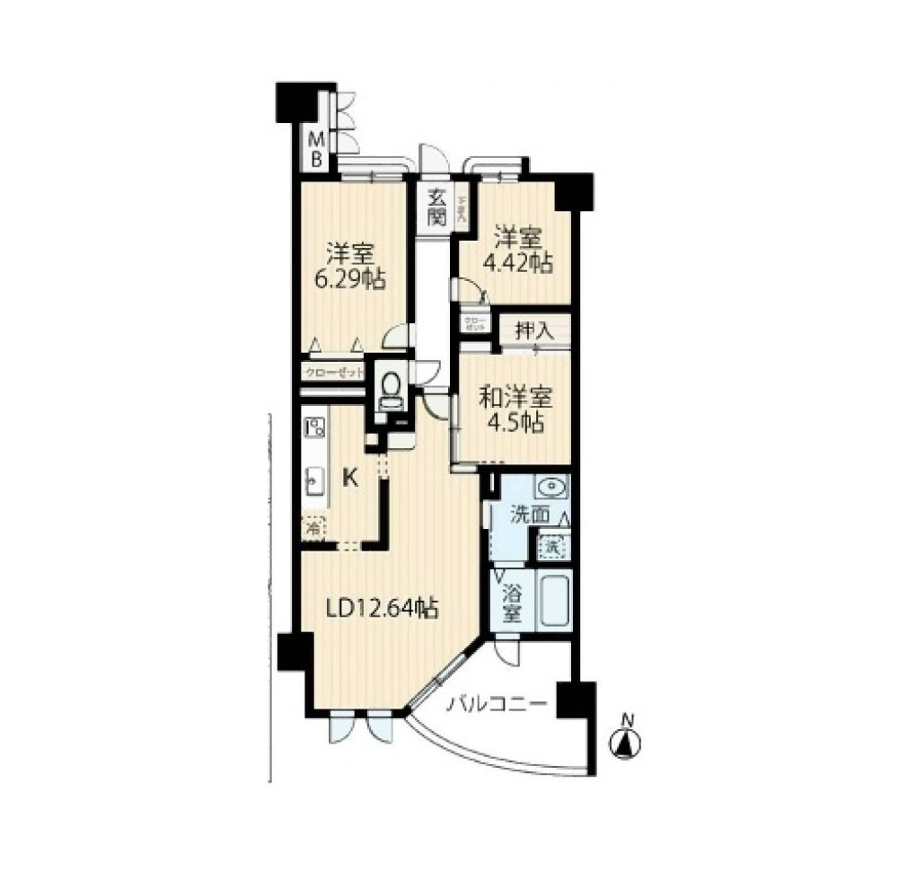 パルコス平芝 画像1