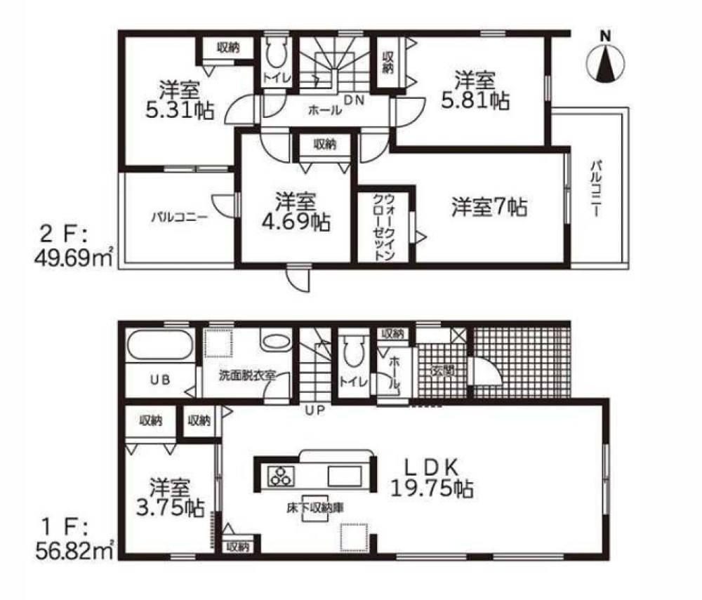 豊橋市芦原町58-2期　全5棟　3号棟 画像1