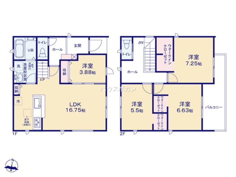 半田市向山町三丁目　全4棟　2号棟 画像4