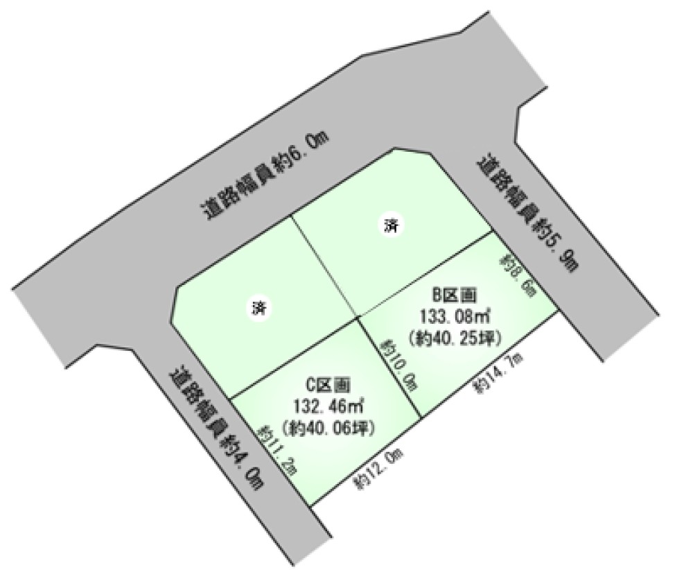 岡崎市欠町第Ⅱ期　全4区画　C区画 画像3