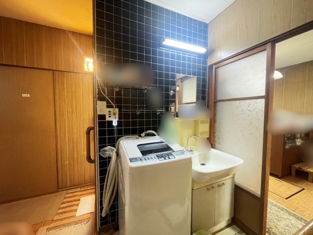 コンパクトな洗面台。