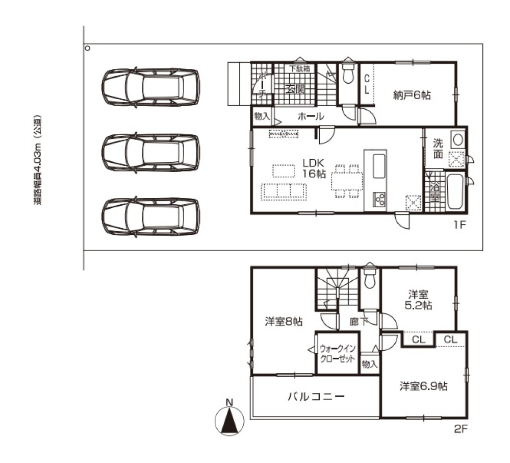一宮市千秋町　全1棟　1号棟 画像1