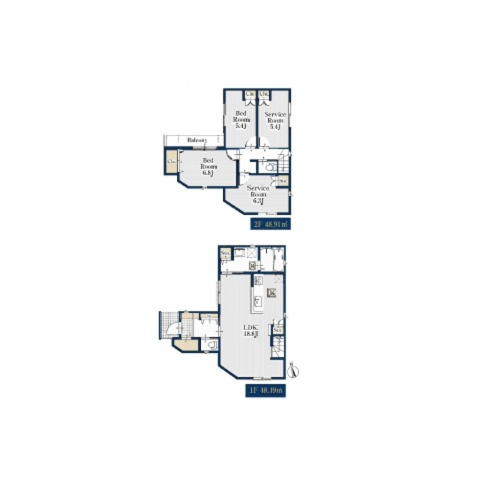 名古屋市天白区梅が丘42011③　全3棟　2号棟 画像2