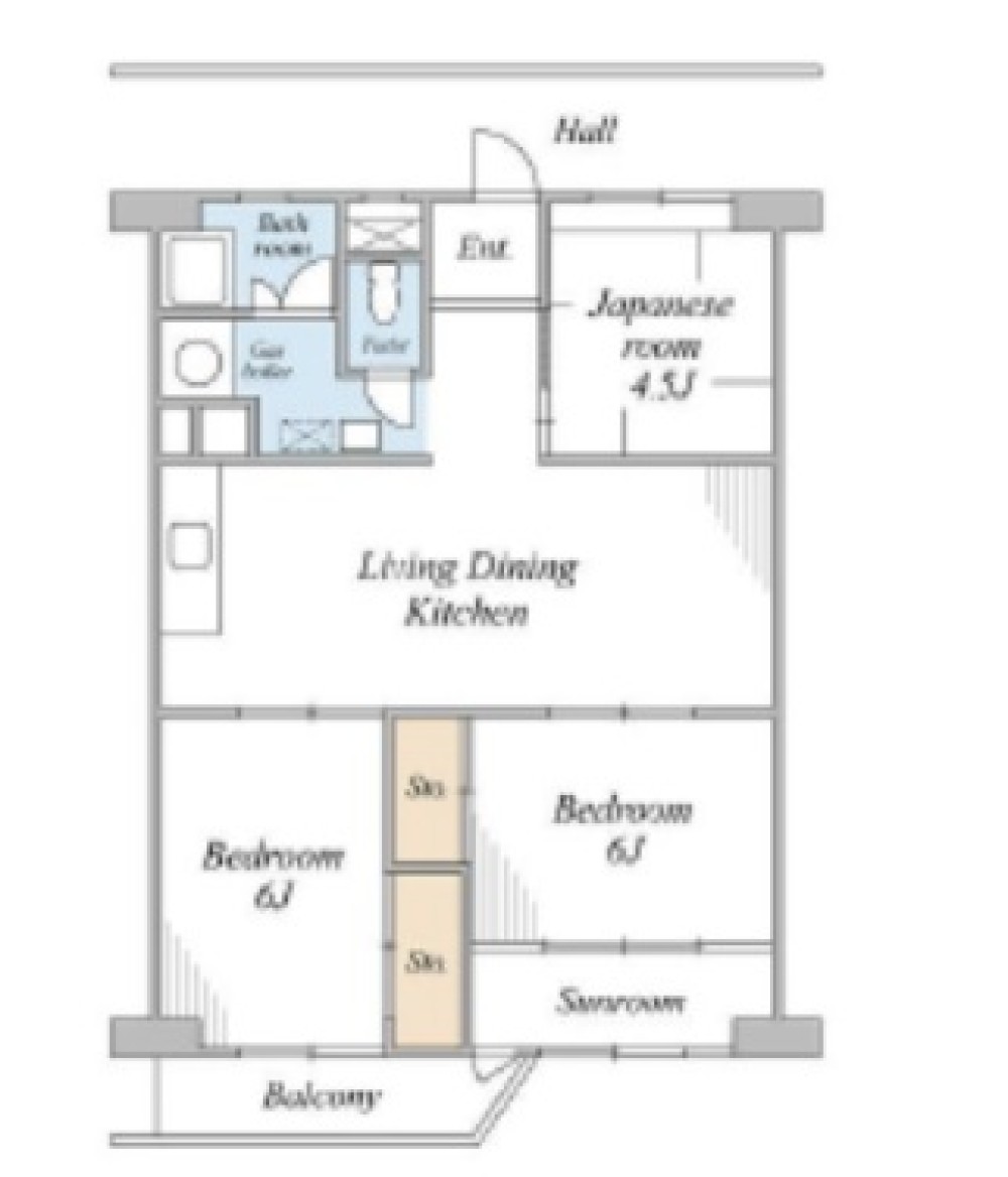 上社南住宅5号棟 画像1