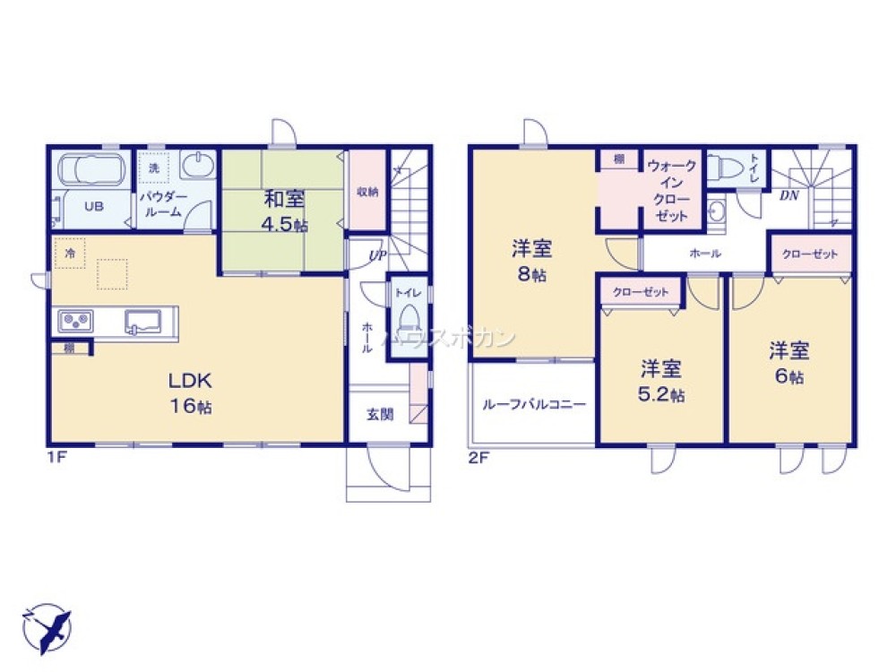 半田市瑞穂町七丁目　第1期　全4棟　2号棟 画像6