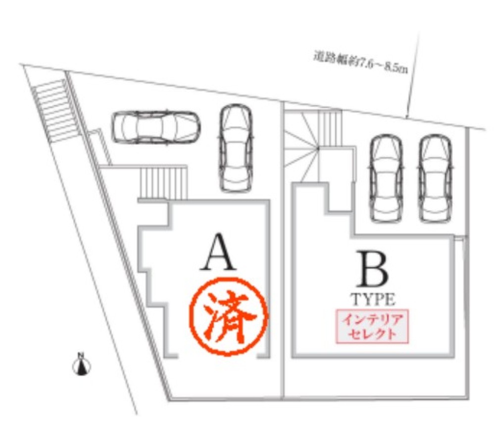 みよし市明知町　全2棟　Ｂ棟 画像1