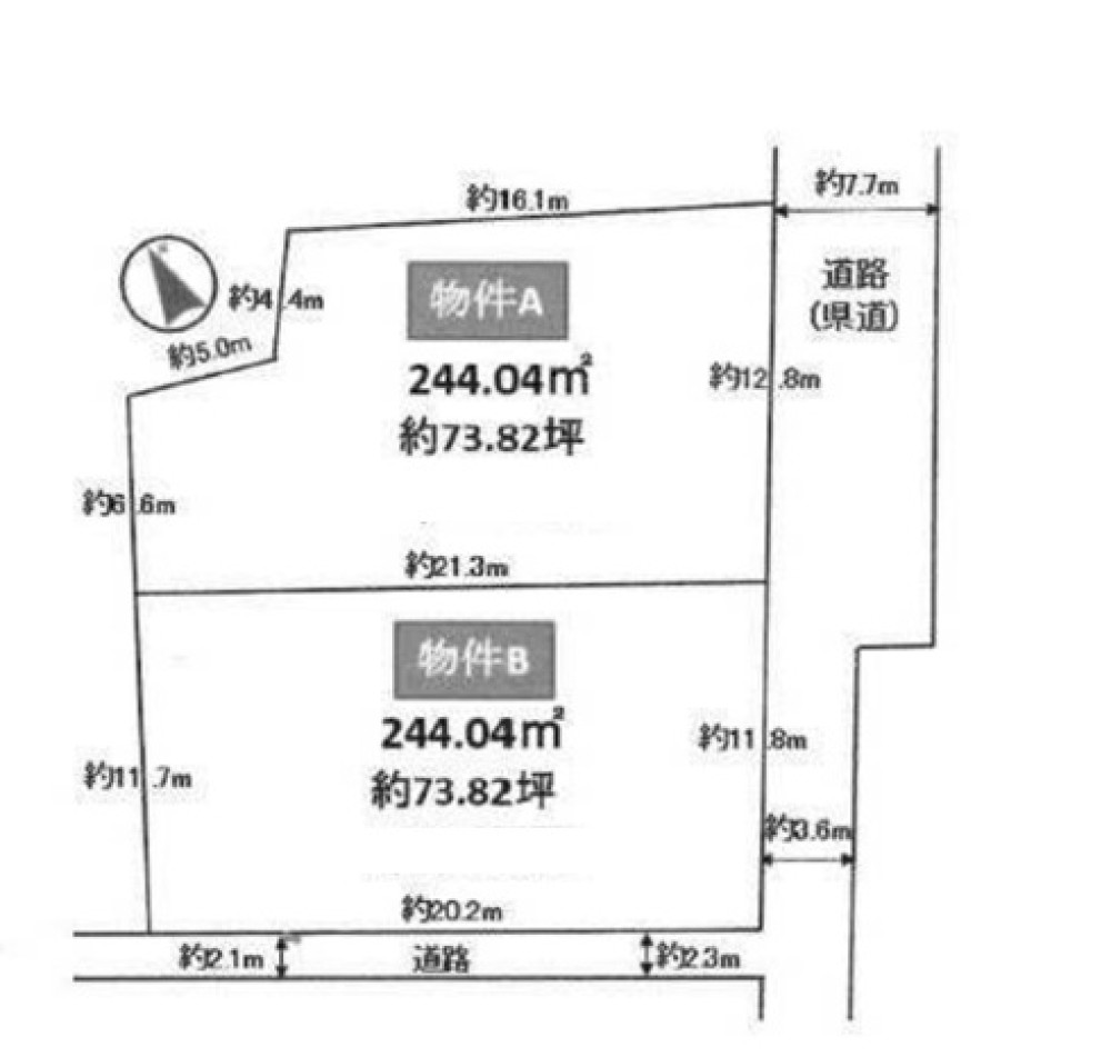犬山市追分　全2区画　A区画 画像1