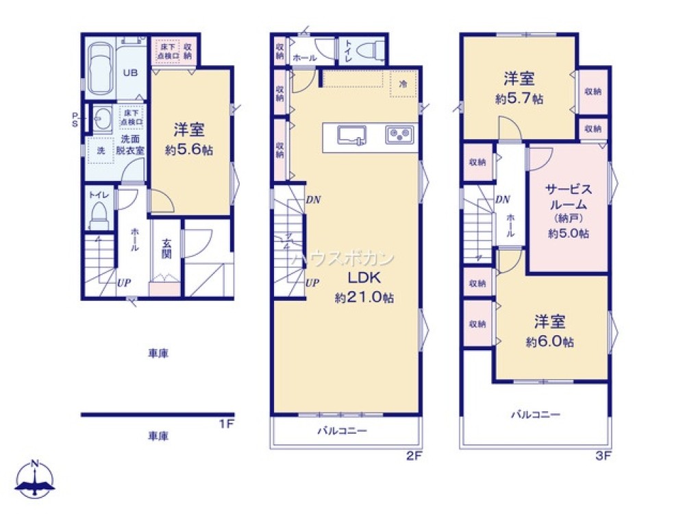 名古屋市中川区野田　1期　全1棟 画像5