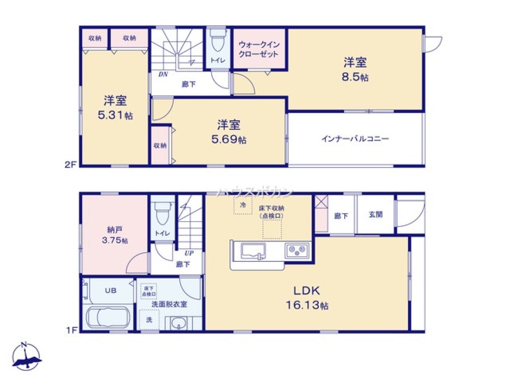 豊田市小川町　全2棟　1号棟 画像2