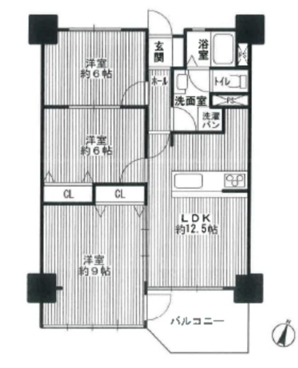 猪子石北住宅　1号棟 画像1