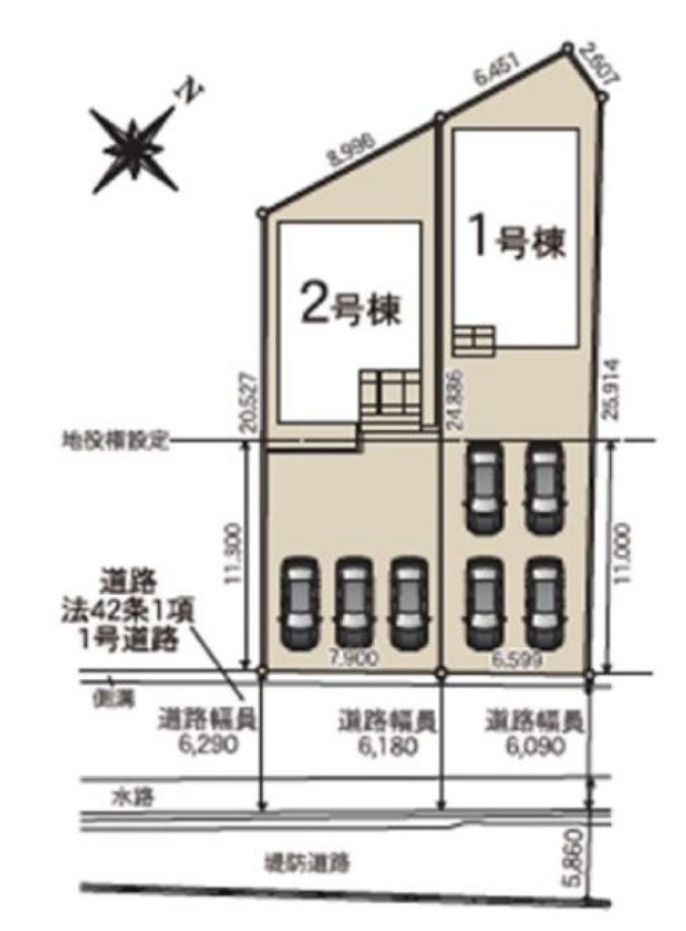 春日井市味美町第2　全2棟　1号棟 画像1