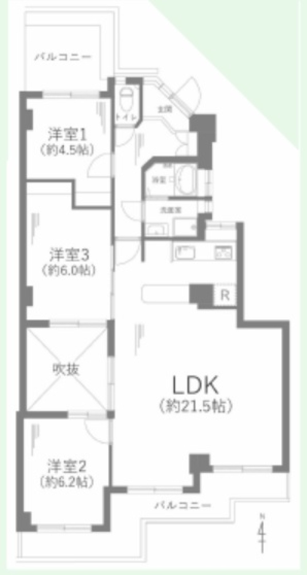 廻間公園南マンション 画像1